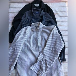 Gently Used Men's Dress Shirt Bundle - Size Large